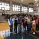 Teens Make A Difference 2017-2018 give flowers to Principal and Assistant Pricipals